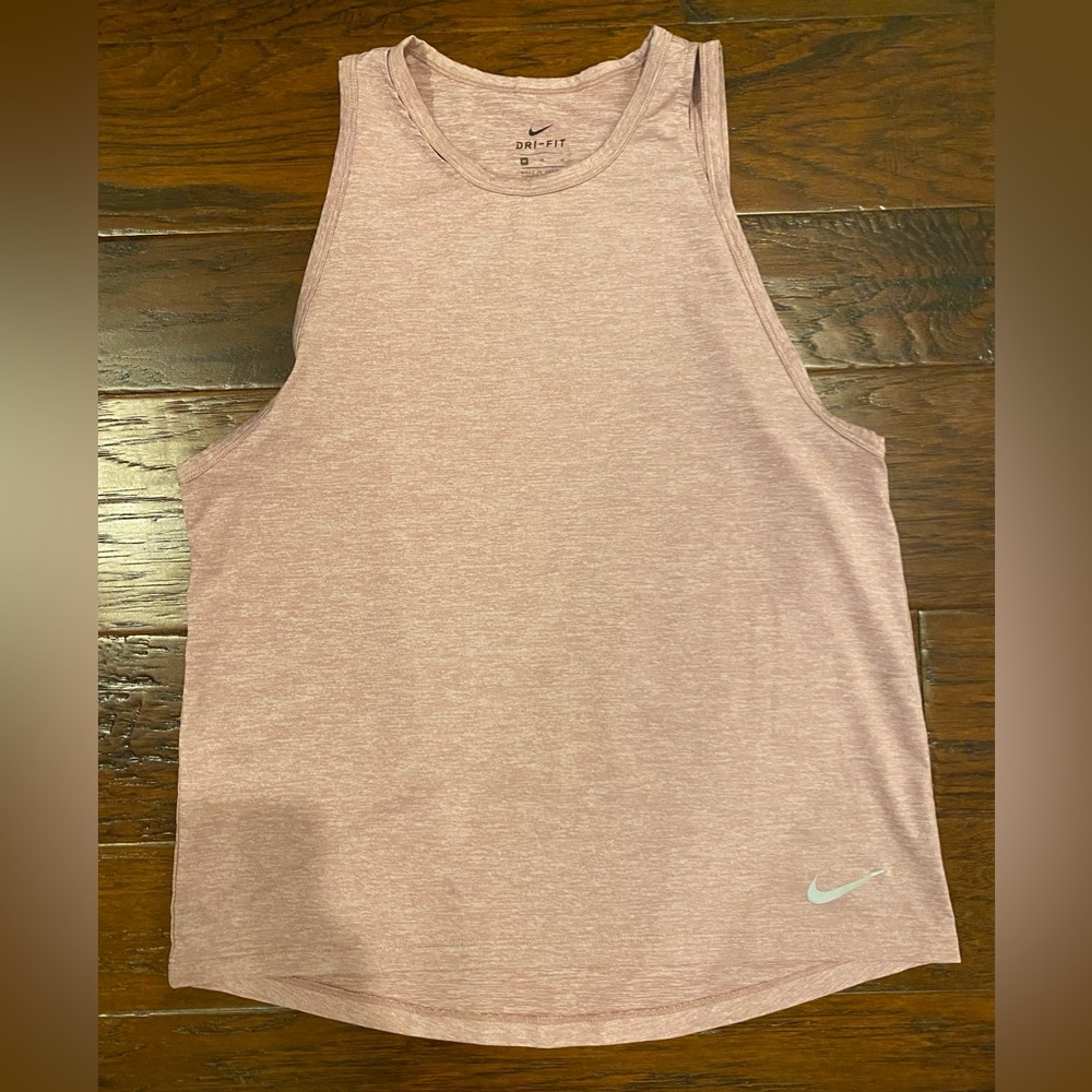 Nike heather pink/lilac muscle tank